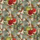 Christmas Magic 13119-70 Botanical Magic Cream by Kelly Rae Roberts for Benartex