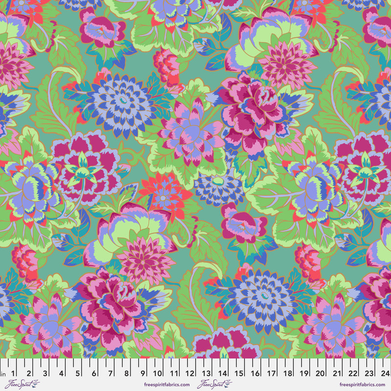 Cloisonne PWGP046.AQUA Kaffe Fassett Collective Free Spirit