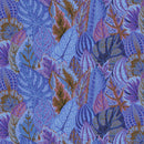 Coleus PWPJ030.BLUE by Philip Jacobs for Free Spirit