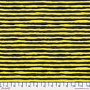 Comb Stripe PWBM084.YELLOW by Brandon Mably for Free Spirit