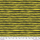 Comb Stripe PWBM084.YELLOW by Brandon Mably for Free Spirit