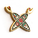 Crossed Seam Rippers Enamel Pin - Black