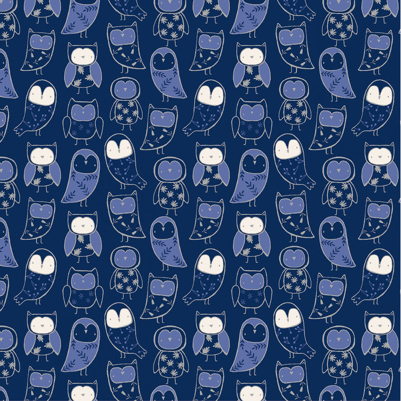 Cubby Bear Flannel 52705-3 Navy Night Night Windham Fabrics