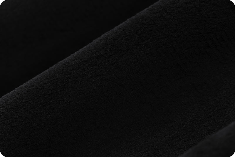 Cuddle Minky 3 Solids Black 90" c390black by Shannon Fabrics
