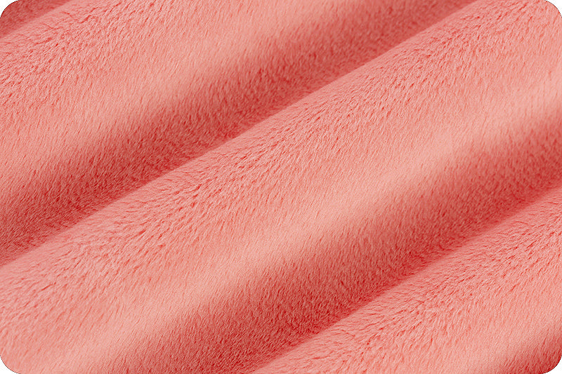 Cuddle Minky 3 Solids Coral 90" c390coral by Shannon Fabrics