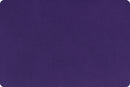 Cuddle Minky 3 Solids Eggplant 90" c390eggplant by Shannon Fabrics