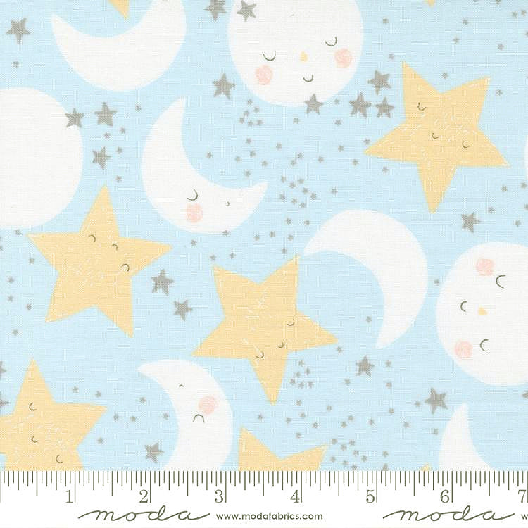 D is for Dream 25123-14 Blue by Paper + Cloth for Moda