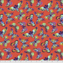 Daydreamer PWTP172.PAPAYA Butterfly Kisses Tula Pink Free Spirit