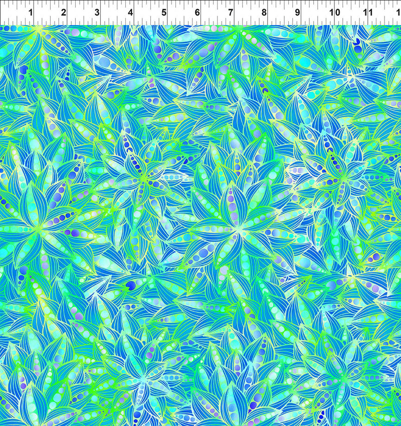 Dazzle 3JYP-2 Blue by Jason Yenter for In The Beginning Fabrics