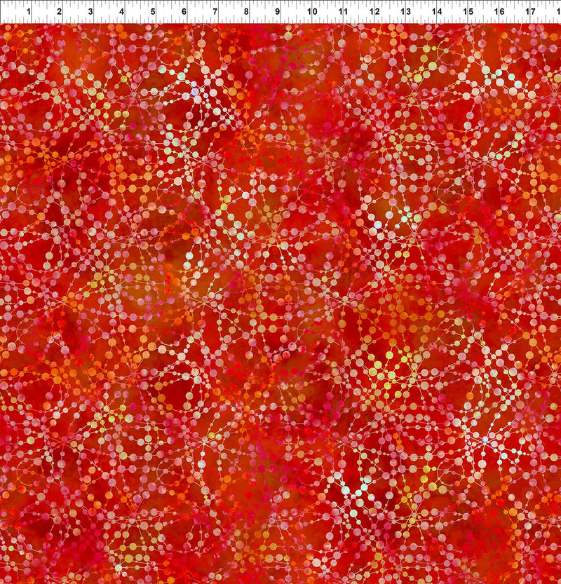 Dazzle 4JYP-1 Red by Jason Yenter for In The Beginning Fabrics