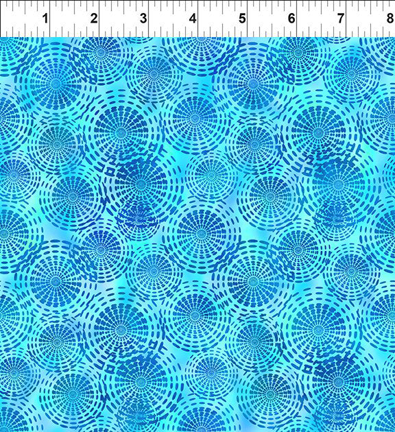 Dazzle 5JYP-2 Blue by Jason Yenter for In The Beginning Fabrics