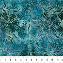 Destination Arctic Circle Batik 80696-63 Leaves Teal by Banyan Batiks by Northcott