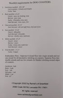 Dog Coasters Pattern