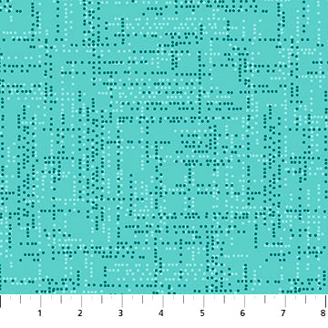 Dot Matrix 10110-61 Aqua by Patrick Lose Fabrics