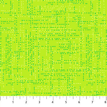 Dot Matrix 10110-70 Lime Twist - Fat Quarter