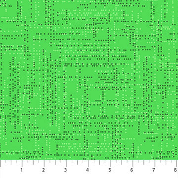 Dot Matrix 10110-71 Green by Patrick Lose Fabrics