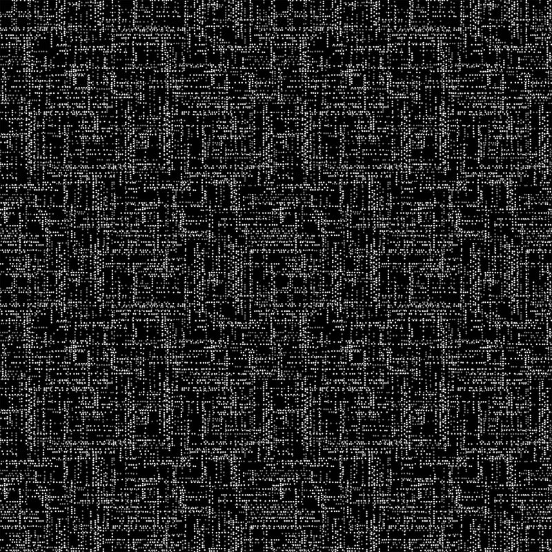 Dot Matrix 10110-99 Black by Patrick Lose Fabrics