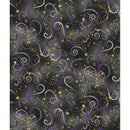 Dragonfly Dance 8500M-11 Swirling Sky Charcoal Gray by Kanvas with Benartex