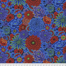 Enchanted PWGP172.COBALT by Kaffe Fassett for Free Spirit