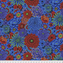 Enchanted PWGP172.COBALT by Kaffe Fassett for Free Spirit