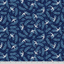 Enchanted PWVW022.INDIGO Doves by Valori Wells for Free Spirit