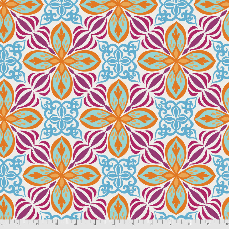 Enchanted PWVW027.POMEGRANATE Tile by Valori Wells for Free Spirit