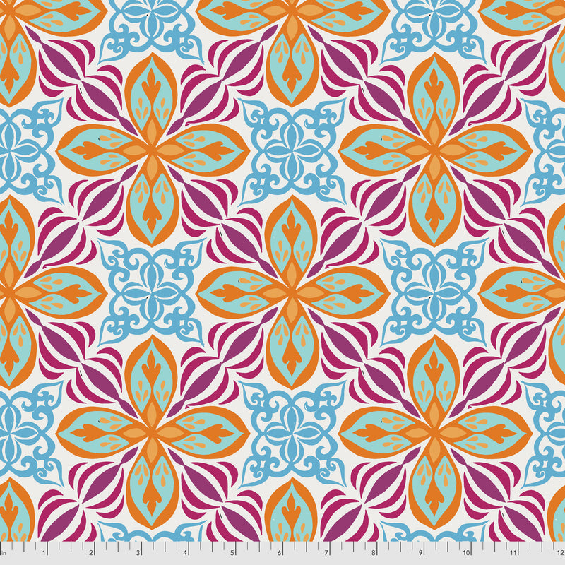 Enchanted PWVW027.POMEGRANATE Tile by Valori Wells for Free Spirit