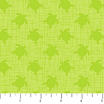 Enchanted Seas 10058-71 Green Sea Turtle Patrick Lose Fabrics