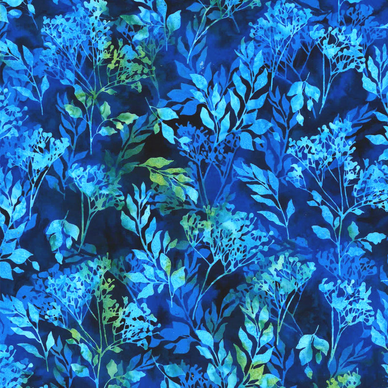 Evening Mist Batik T2377-123 Lapis Hoffman Fabrics