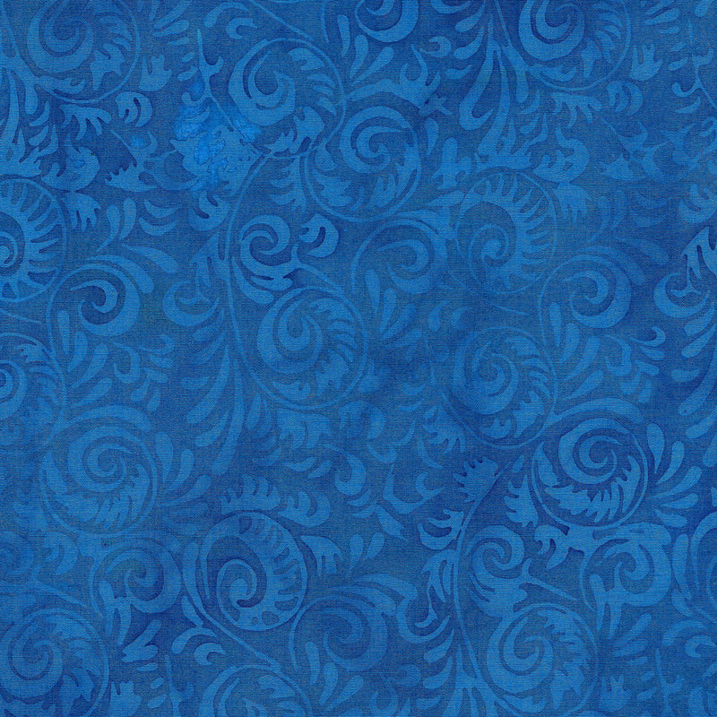 Fancy Feathers Batik 112128523 Spirals Surf by Island Batik