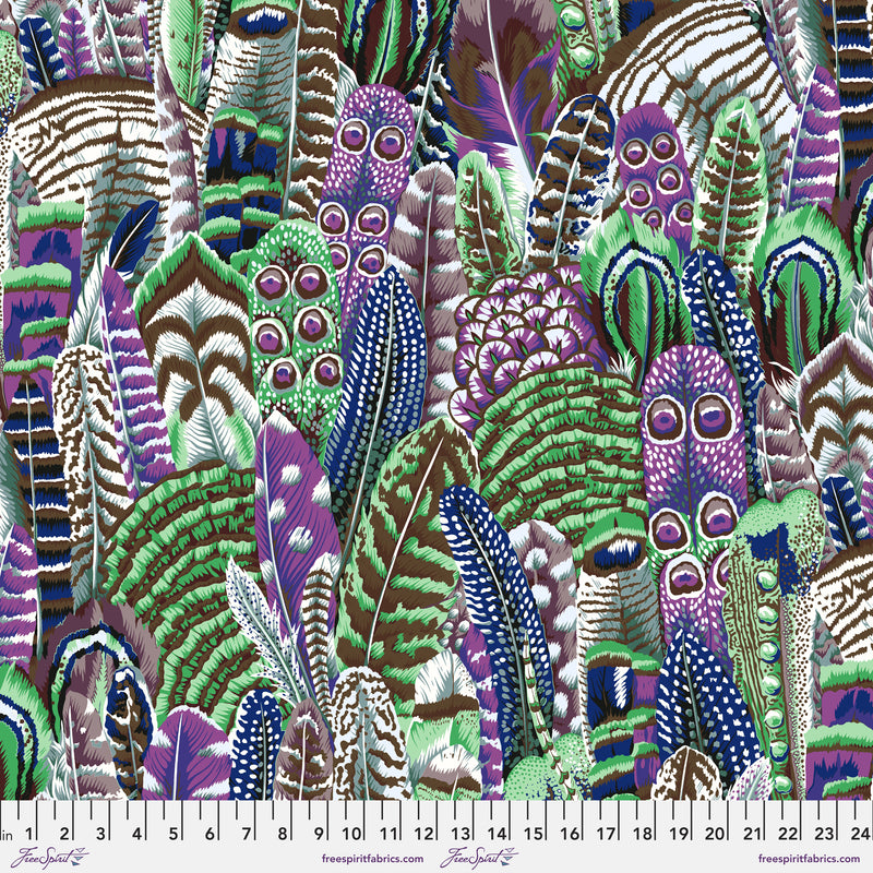 Feathers PWPJ055.CONTRAST Philip Jacobs Kaffe Fassett Collective Free Spirit