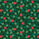 Festive Canada 52238DA-7 Green Canadian Maple Leaf by Windham Fabrics