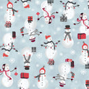 Festive Canada 53136D-3 Mist Snow Friends by Windham Fabrics