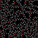 Festive Canada 53138D-9 Black Festive Lights by Windham Fabrics