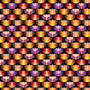 Flamenco DP25034-99 Floral Grid Black Multi by Aie Rossmann for Northcott