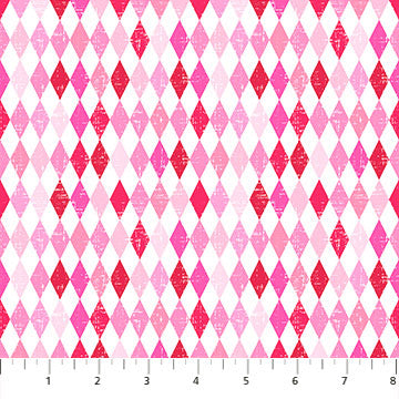 Flirty 10137-21 Harlequin Pink Patrick Lose Fabrics