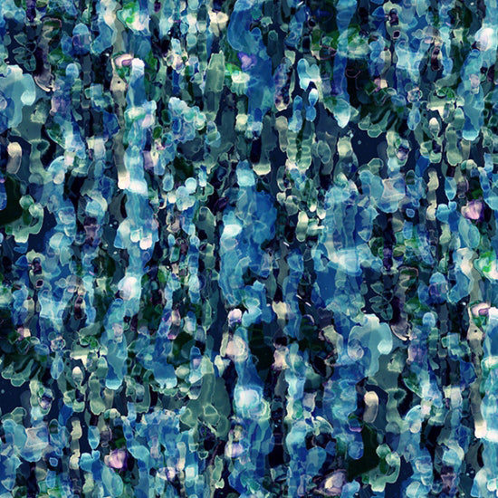 Floral Wonder S4773-7 Blue Hoffman Fabrics