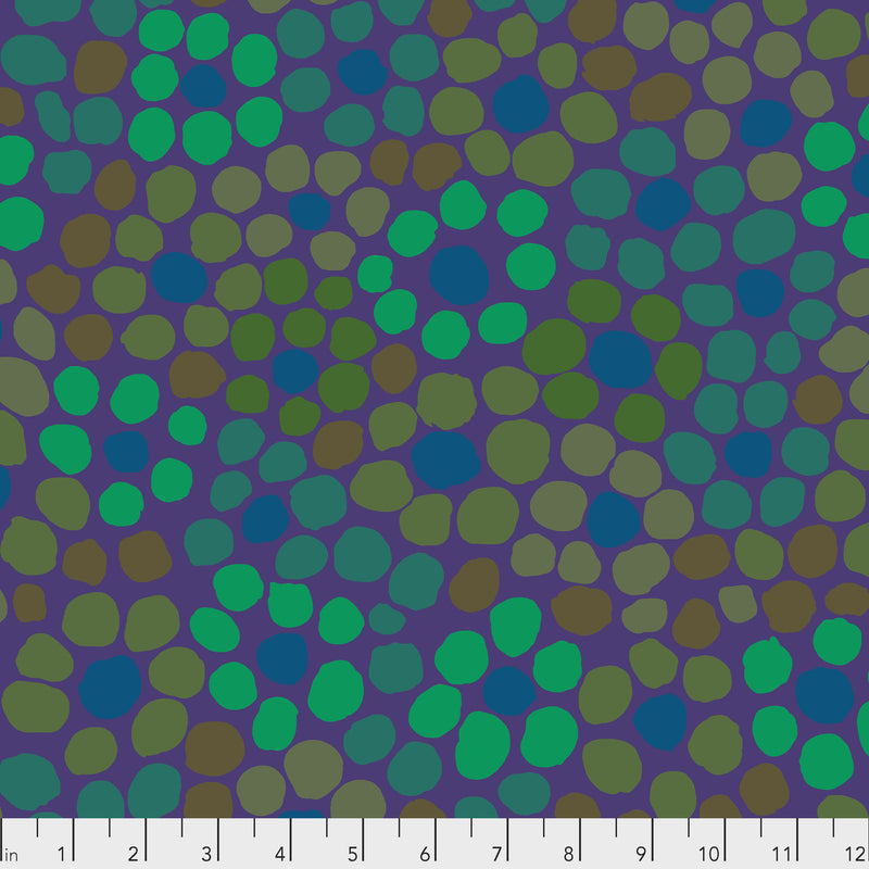 Flower Dot PWBM077.PURPLE by Brandon Mably for Free Spirit