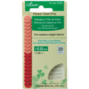 Flower Head Pins in 2 Colours - Size 32