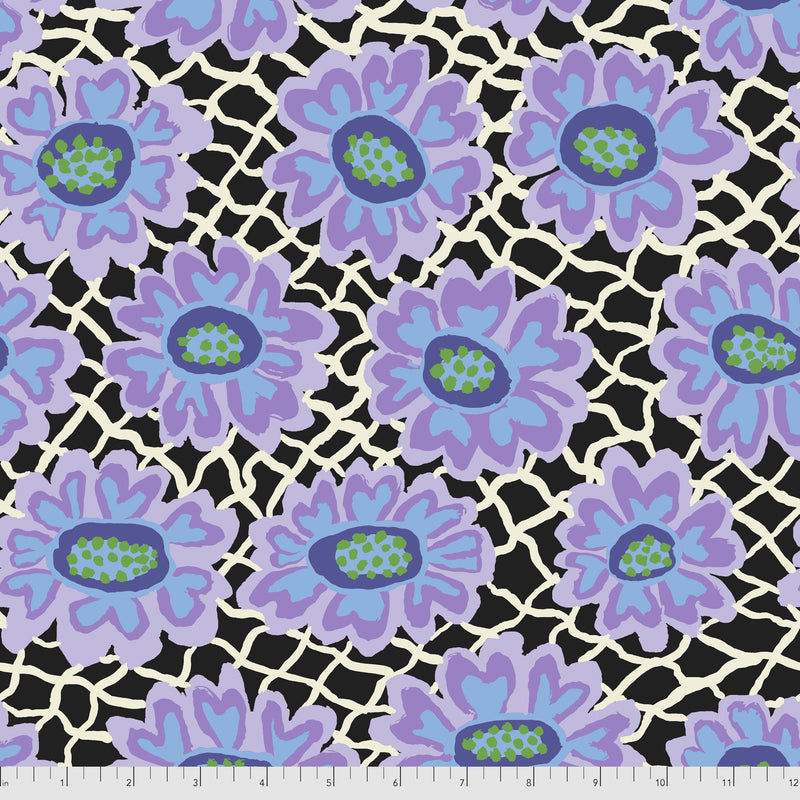 Flower Net PWBM081.BLACK Brandon Mably Kaffe Fassett Collective Free Spirit