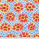 Flower Net PWBM081.BLUE Brandon Mably Kaffe Fassett Collective Free Spirit