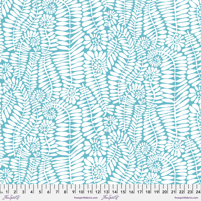 Fronds PWBM085.WHITE by Brandon Mably for Free Spirit
