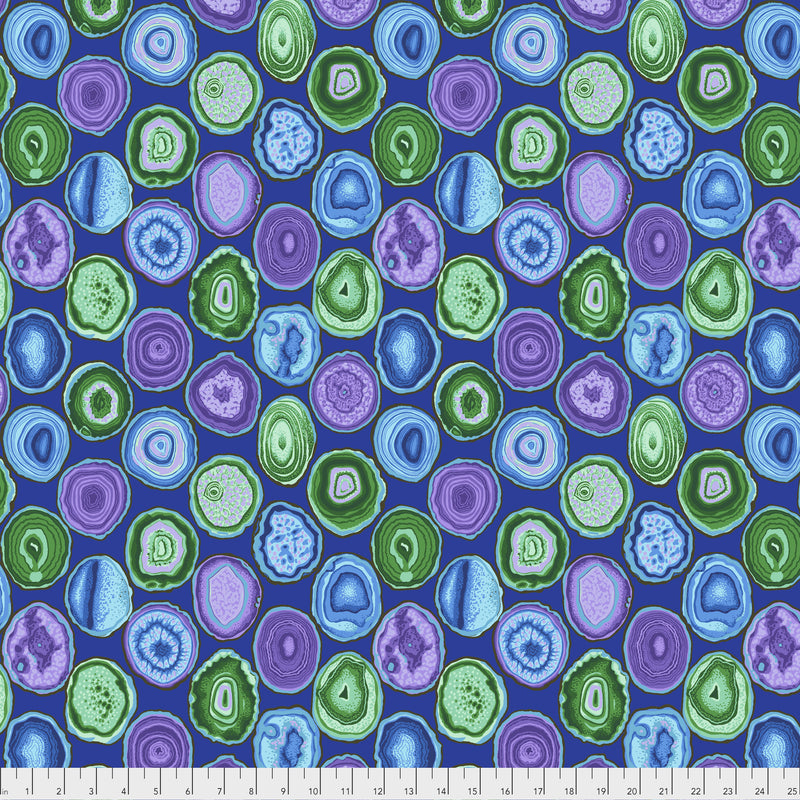 Geodes PWPJ099.BLUE by Philip Jacobs for Free Spirit