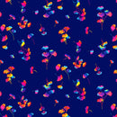 Gingko 108" Wide 1912-77 Navy Gingko Leaf by Blank Quilting