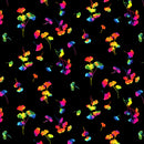 Gingko 108" Wide 1912-99 Black Gingko Leaf by Blank Quilting