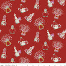 Gnomes in Love C11311-RED Toss by Tara Reed for Riley Blake Designs