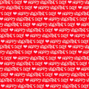 Gnomie Love 9784-88 Red Happy Valentine's Day Words by Shelly Comiskey for Henry Glass