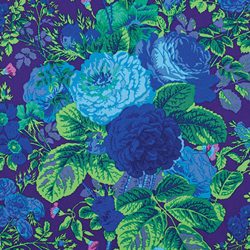 Gradi Floral PWPJ053.PURPL Purple by Philip Jacobs for Free Spirit