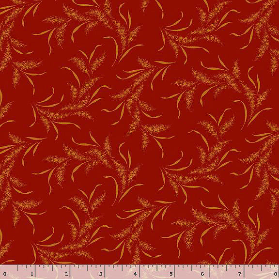 Grasslands Flannel R3824 RED Wheat by Marcus Fabrics