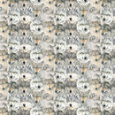 Gray Wolf 24350-94 Wolves Gray Multi by Kathy Goff for Northcott